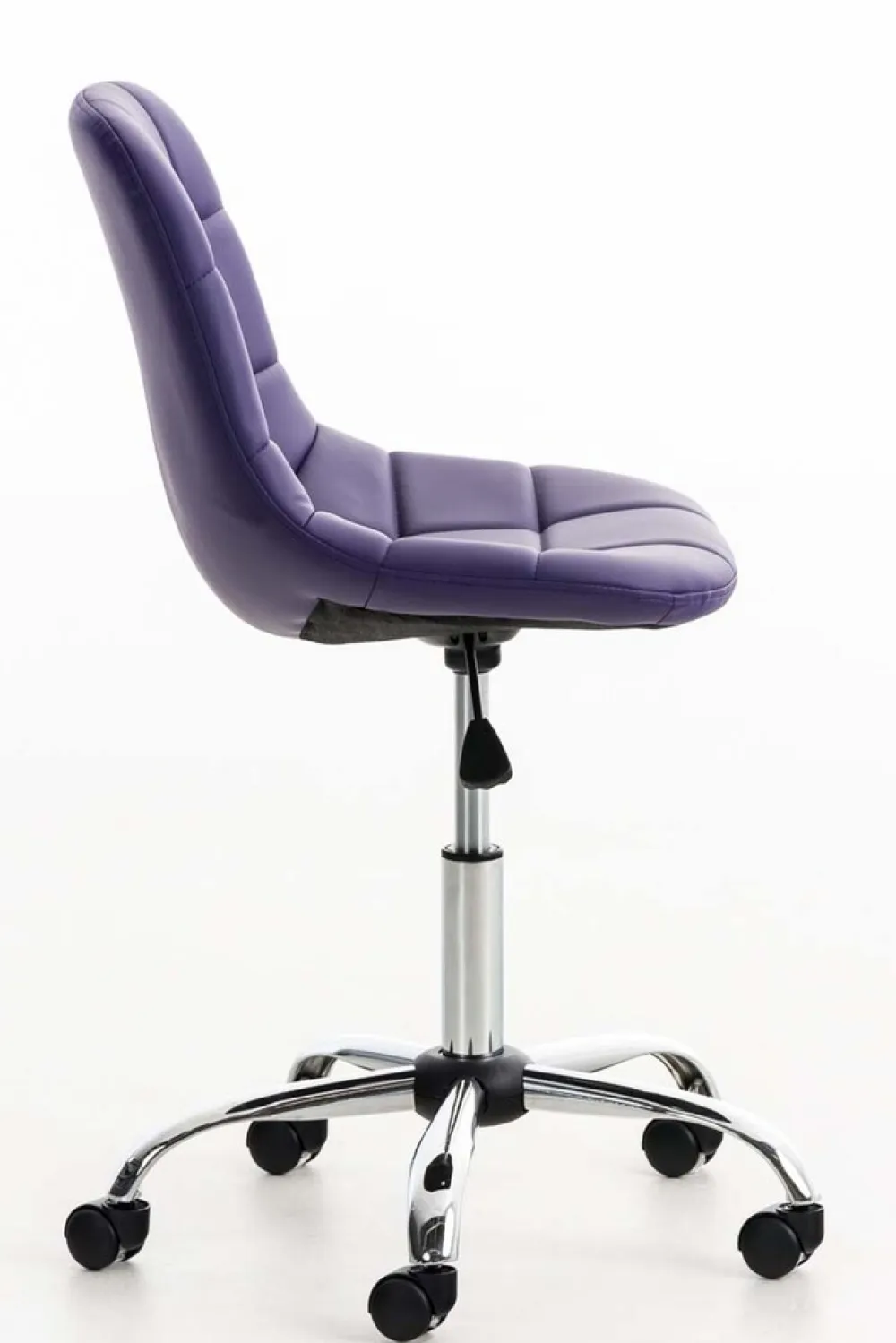 Bürostuhl Emily Kunstleder Creme ^ TPFLiving Sale