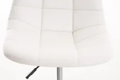 Bürostuhl Emily Kunstleder Creme ^ TPFLiving Sale