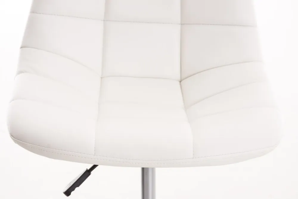 Bürostuhl Emily Kunstleder Creme ^ TPFLiving Sale