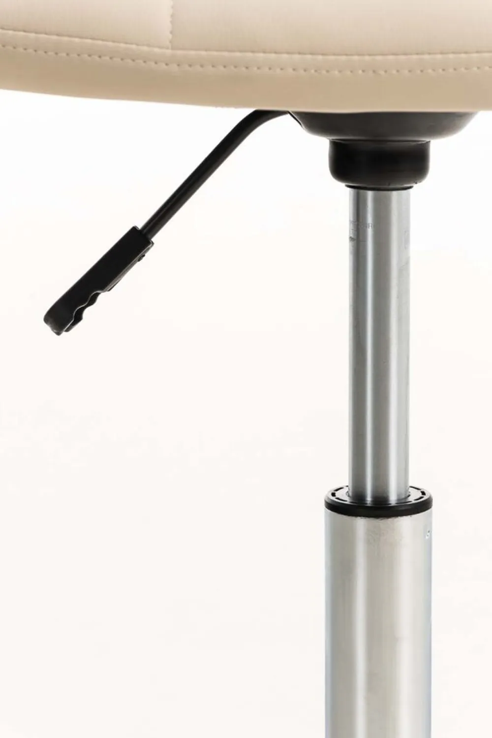Bürostuhl Emily Kunstleder Creme ^ TPFLiving Sale