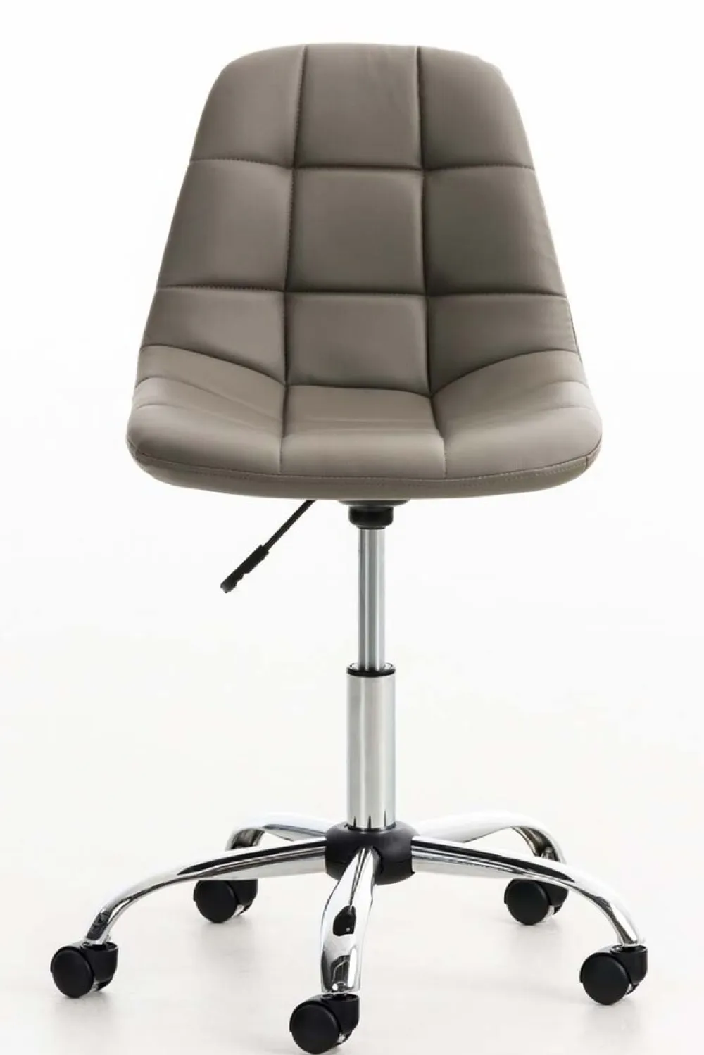Bürostuhl Emily Kunstleder Creme ^ TPFLiving Sale