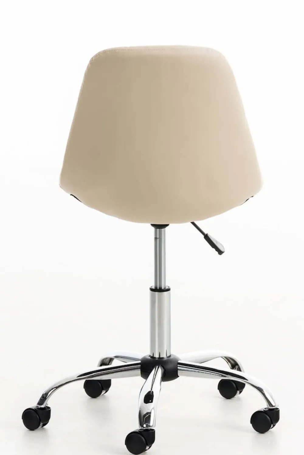 Bürostuhl Emily Kunstleder Creme ^ TPFLiving Sale