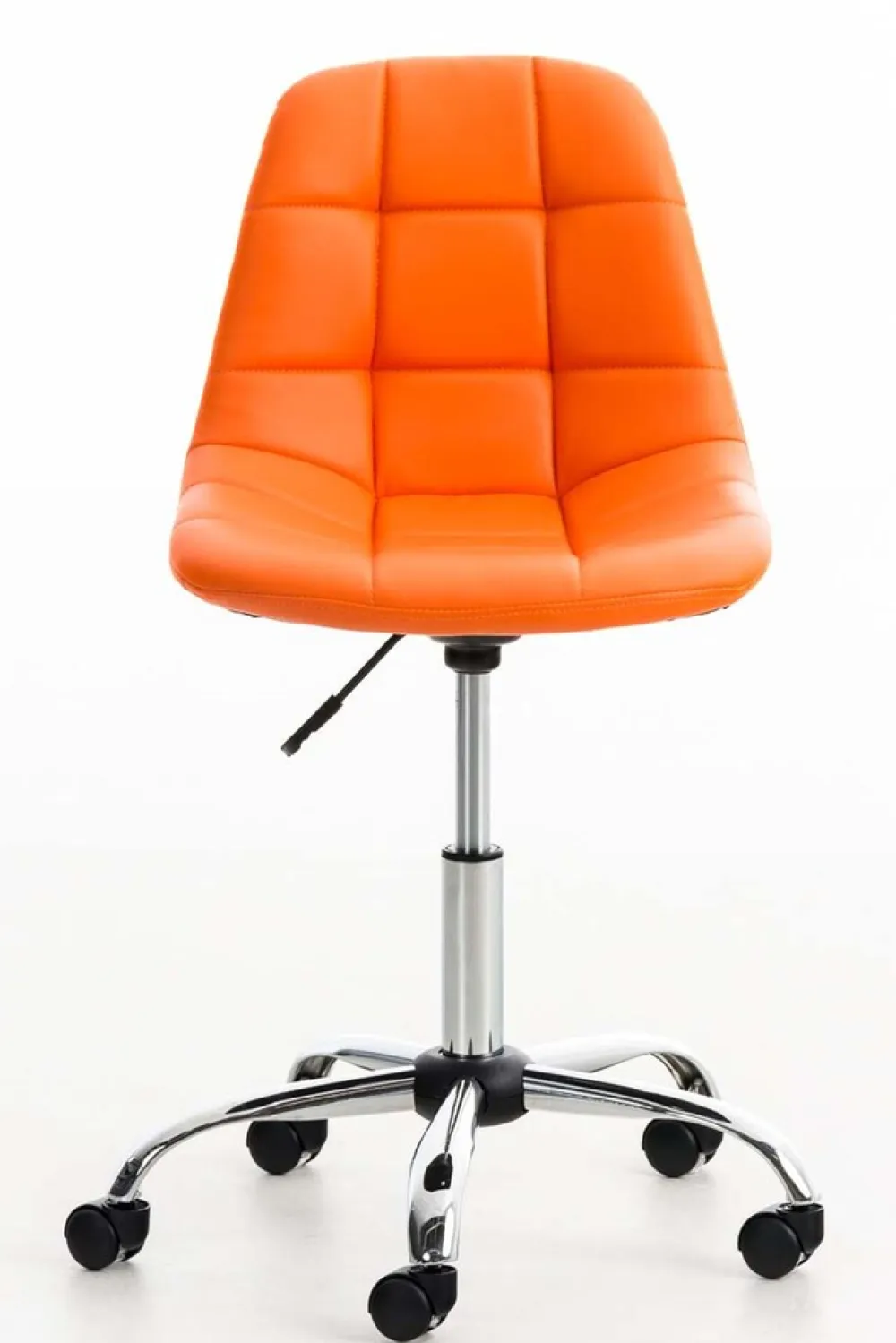 Bürostuhl Emily Kunstleder Creme ^ TPFLiving Sale
