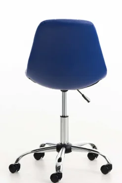 Bürostuhl Emily Kunstleder Creme ^ TPFLiving Sale