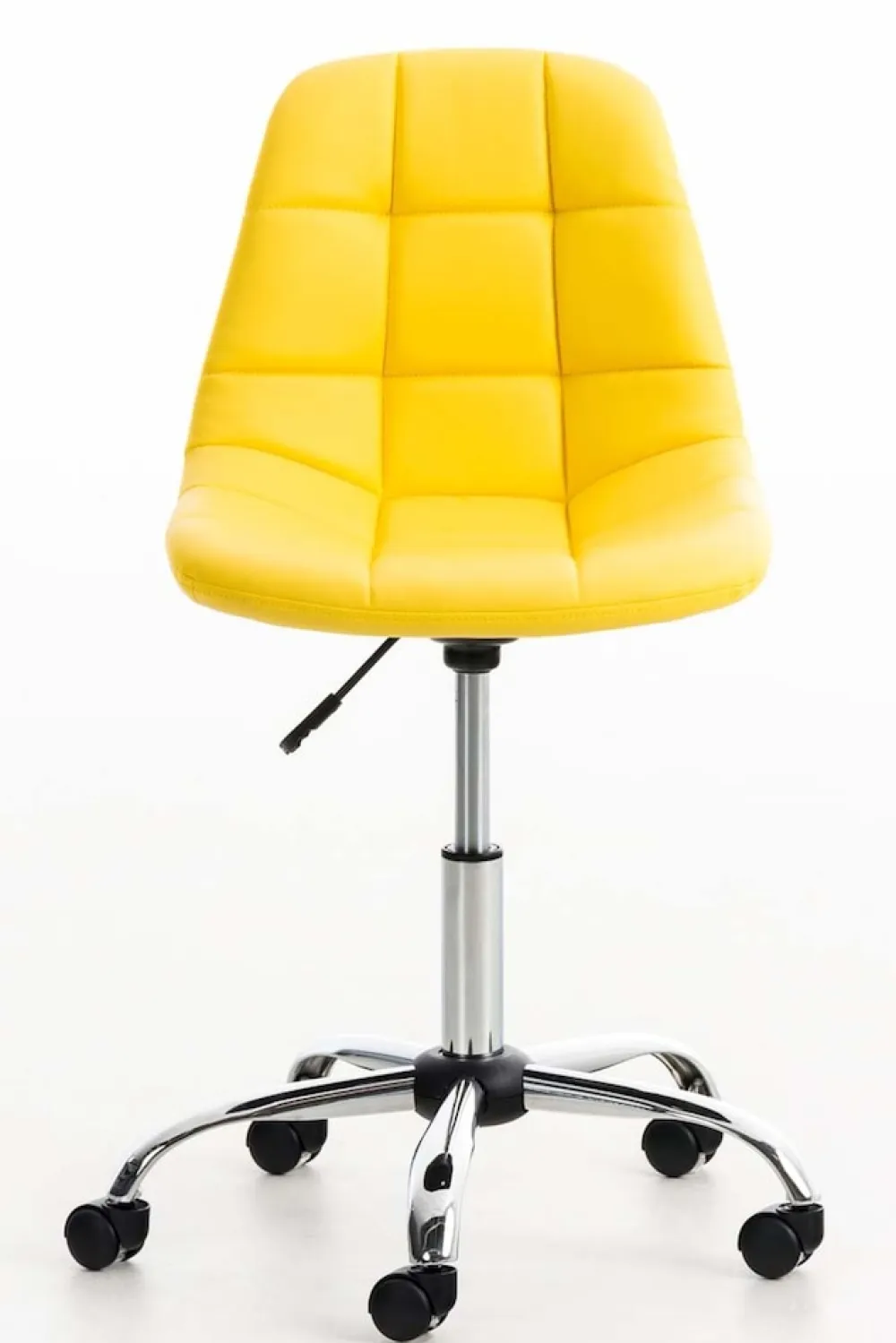 Bürostuhl Emily Kunstleder Creme ^ TPFLiving Sale