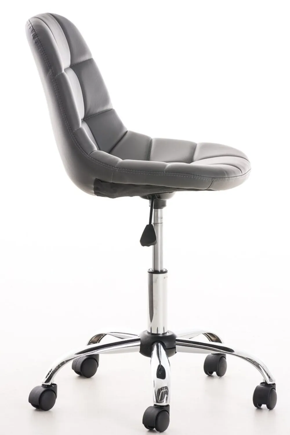 Bürostuhl Emily Kunstleder Creme ^ TPFLiving Sale