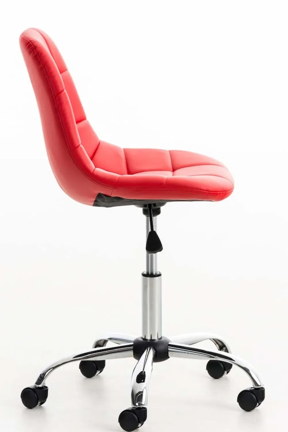 Bürostuhl Emily Kunstleder Creme ^ TPFLiving Sale