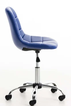 Bürostuhl Emily Kunstleder Creme ^ TPFLiving Sale