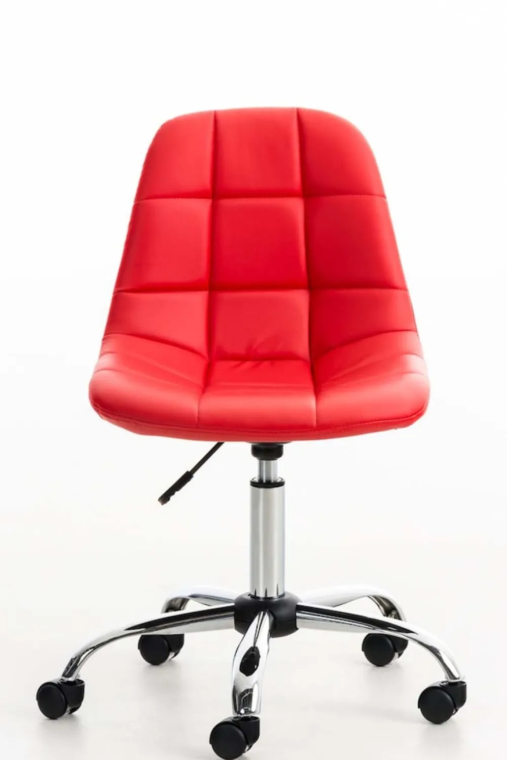 Bürostuhl Emily Kunstleder Creme ^ TPFLiving Sale