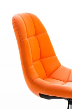 Bürostuhl Emily Kunstleder Creme ^ TPFLiving Sale