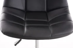 Bürostuhl Emily Kunstleder Creme ^ TPFLiving Sale
