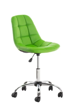 Bürostuhl Emily Kunstleder Creme ^ TPFLiving Sale