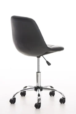 Bürostuhl Emily Kunstleder Creme ^ TPFLiving Sale