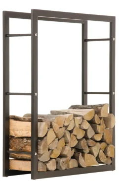 TPFLiving Kaminholzständer Kerry-I 25x80x100 Edelstahl Hot
