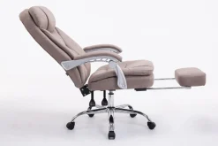 XL Bürostuhl Troja Stoff Grau ^ TPFLiving