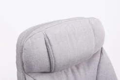 XL Bürostuhl Troja Stoff Grau ^ TPFLiving