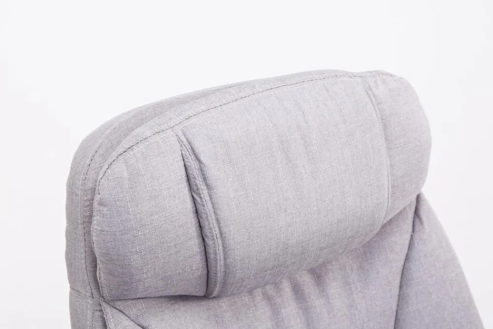 XL Bürostuhl Troja Stoff Grau ^ TPFLiving