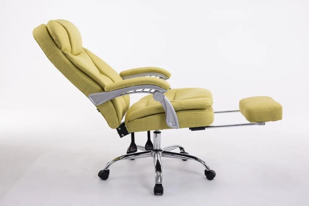 XL Bürostuhl Troja Stoff Grau ^ TPFLiving
