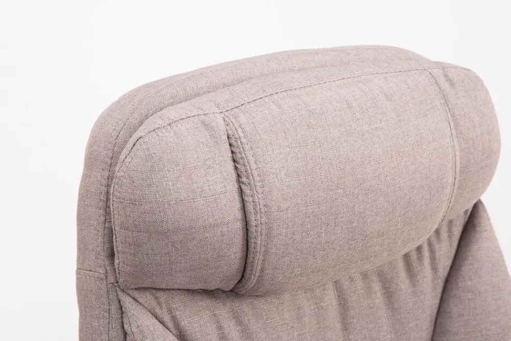 XL Bürostuhl Troja Stoff Grau ^ TPFLiving