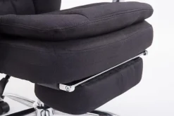 XL Bürostuhl Troja Stoff Grau ^ TPFLiving