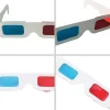 Anaglyphenbrille 3D Brille Pappe Weiß - 5 Stück ^ TPFNet Outlet