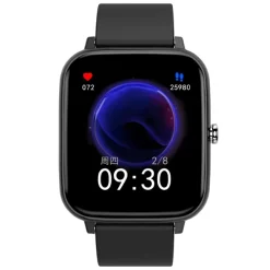 TPFNet Smart Watch / Fitness Tracker IP67 - Silikon Armband - Android & IOS - Grün (Produkt aktuell ausverkauft) Schwarz