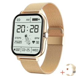Smart Watch / Fitness Tracker IP67 - Milanaise Armband + Silikon Armband - Android & IOS - ^ TPFNet Best