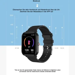 Smart Watch / Fitness Tracker IP67 - Silikon Armband - Android & IOS - ^ TPFNet