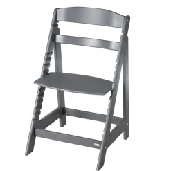 Treppenhochstuhl 'Born Up' Set 2in1 in , inkl. Liegeaufsatz 'Graphite gesteppt' ^ Roba Outlet