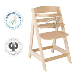 Treppenhochstuhl 'Sit Up III', mitwachsend bis zum Jugendstuhl, Holz ^ ROBA Baumann New