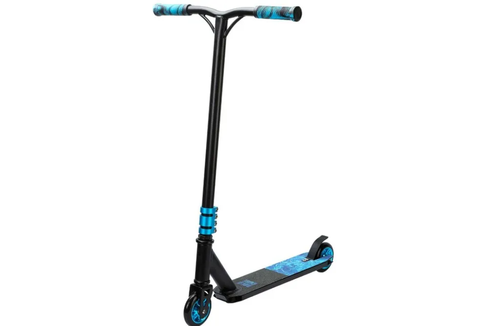 66 BOLDCUBE Tretroller / Deluxe Stunt-Scooter, Blau Outlet