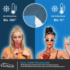 Tronitechnik ® Gefriertruhe Kühltruhe BORGAR PRO mit 2in1 Gefrier- und Kühlfunktion | 210 Liter, 223kwh/Jahr | LED-Licht Best