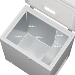 Tronitechnik ® Gefriertruhe Kühltruhe BORGAR PRO mit 2in1 Gefrier- und Kühlfunktion | 160 Liter, 184kwh/Jahr, LED, Griff Hot