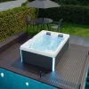® Outdoor Whirlpool Spa ELBA 210cm x 150cm mit Heizung, Hydromassage, Sanitäracryl, Farblicht ^ Tronitechnik Outlet