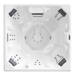 Tronitechnik ® Outdoor Whirlpool Spa TORCELLO 210cm x 210cm mit Heizung, Hydromassage, Farblicht Sale