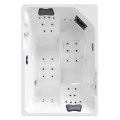 ® Outdoor Whirlpool Spa GALERA 190cm x 130cm mit Heizung, Hydromassage, Farblicht ^ Tronitechnik Discount
