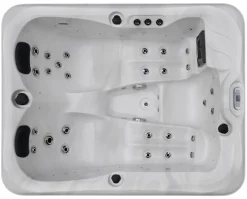Tronitechnik ® Outdoor Whirlpool Spa ENNA 200cm x 160cm mit Heizung, Hydromassage, Sanitäracryl, Farblicht