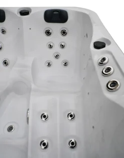 Tronitechnik ® Outdoor Whirlpool Spa ENNA 200cm x 160cm mit Heizung, Hydromassage, Sanitäracryl, Farblicht