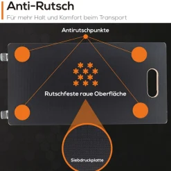 ® Rollbrett Transportroller rutschfest 400 kg Tragfähigkeit,Möbel Transporthilfe | Transport Rollbrettten ^ Tronitechnik Online