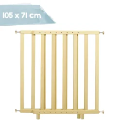 Roba Türschutzgitter zum Klemmen, , Breite ca. 62 - 106 cm natur Online