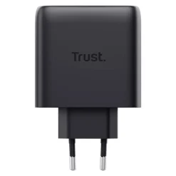 Trust Maxo GaN-USB-Tischladegerät mit 65 W und 4 Anschlüssen, Schwarz (26067, USB-C, USB-A) New