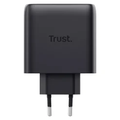 Trust Maxo GaN-USB-Tischladegerät mit 65 W und 4 Anschlüssen, Schwarz (26067, USB-C, USB-A) New