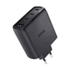 Trust Maxo GaN-USB-Tischladegerät mit 65 W und 4 Anschlüssen, Schwarz (26067, USB-C, USB-A) New