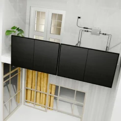 TSUN Mikro-Wechselrichter 800W TSOL-MS800  für Balkonkraftwerk, IP67 wetterfest, Plug&Play Installation, 2 MPPT, Bluetooth & WIFI, inkl. 5m Anschlusskabel & 4x 1 m Solar-Verlängerungen, Micro Inverter ^ SUNNIVA Clearance