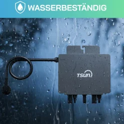 TSUN TSOL-MX800Lite 800 W Mikro-Wechselrichter, 2 MPPT, WiFi & Bluetooth, IP67, Micro Inverter für 2 Solarmodule inklusive 5m Anschlusskabel ^ SUNNIVA Best