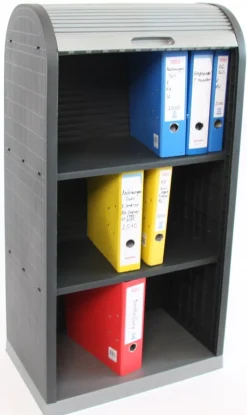 Universal Rollladenschrank, Büro Jalousie Schrank, Kunststoff 120x58x38cm ^ MCW Outlet