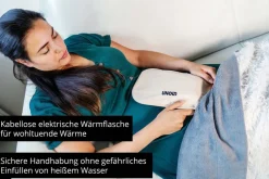Unold Wärmi Premium Set 86020 Beige elektrische Wärmflasche (Akkubetrieb, sichere Handhabung, 10 min Aufheizzeit, autom. Abschaltfunktion, Überhitzungsschutz, inkl. Stoffbeutel, Bauch-/ Rückenbinde, Fußwärmekissen, Ladekabel, Material Polyester/Kunststoff, Outlet