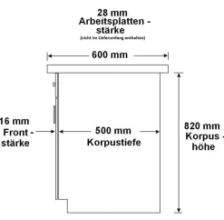 Unterschrank 40 Lara Weiß Hochglanz Küchenzeile Küchenblock Küche Soft-Close ^ Küchen-Preisbombe