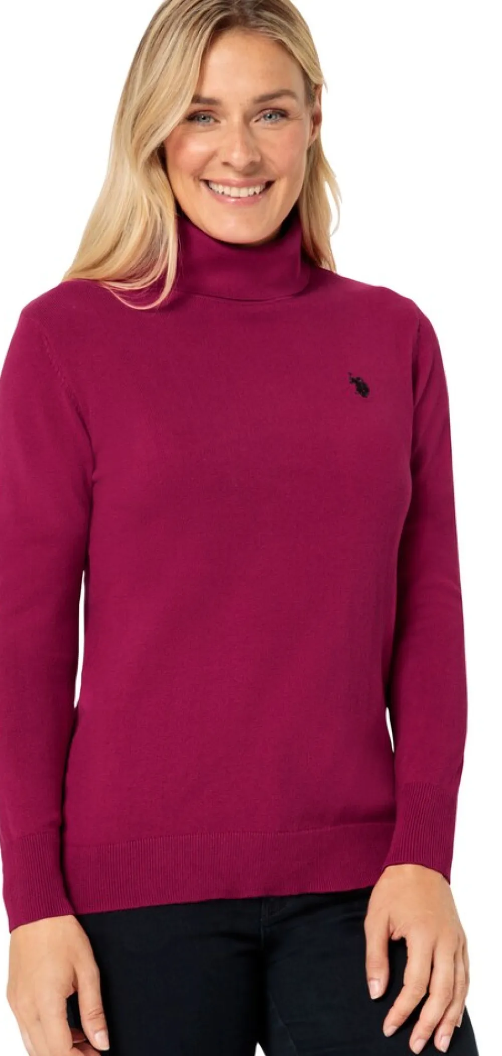 U.. Poo An Daen Rokragen-Puover ^ U.S. Polo Assn.