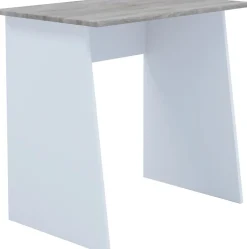 Computertisch | Maße ca. H. 74 x B. 80 x T. 50 cm | stylische Seitenteile | Schreibtisch - Masola Mini ^ VCM Best